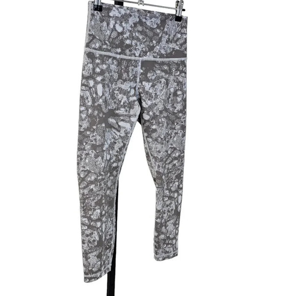 Lululemon Wunder Under Hi-Rise Crop 23" Full-On Luxtreme Size 6 Starlight Grey - Picture 2 of 8